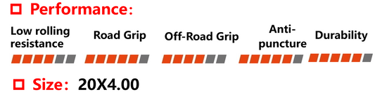 CST TYRE TOURANCE - Optimal Grip & Durability for FAT-eBIKES