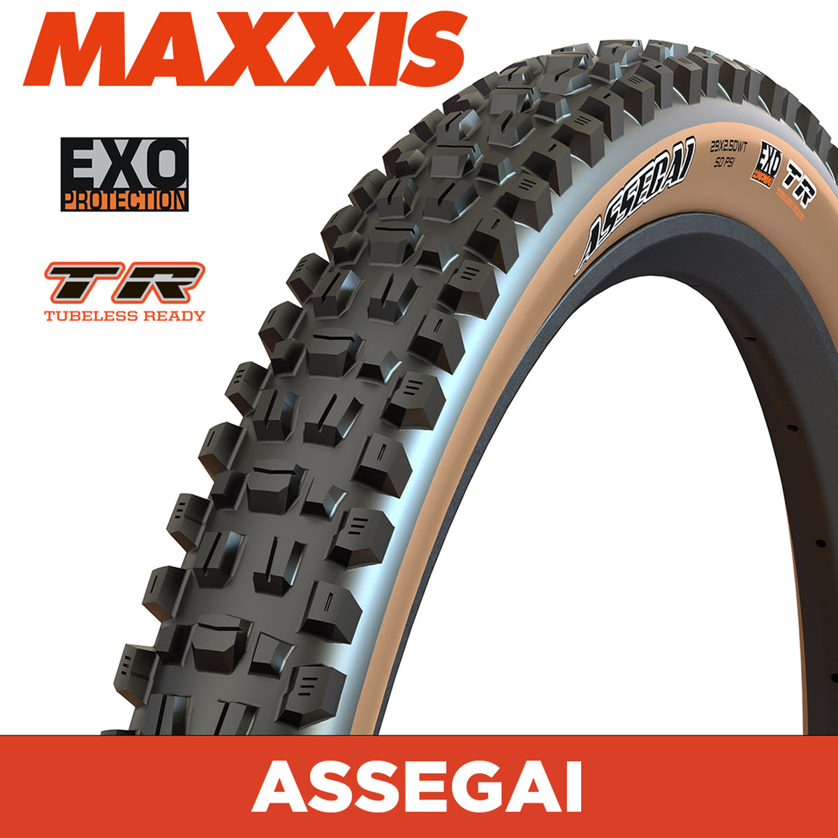 MAXXIS ASSEGAI 27.5X2.60 Tanwall