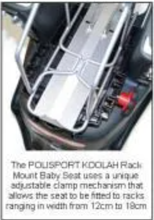 POLISPORT Koolah Bicycle Baby Seat