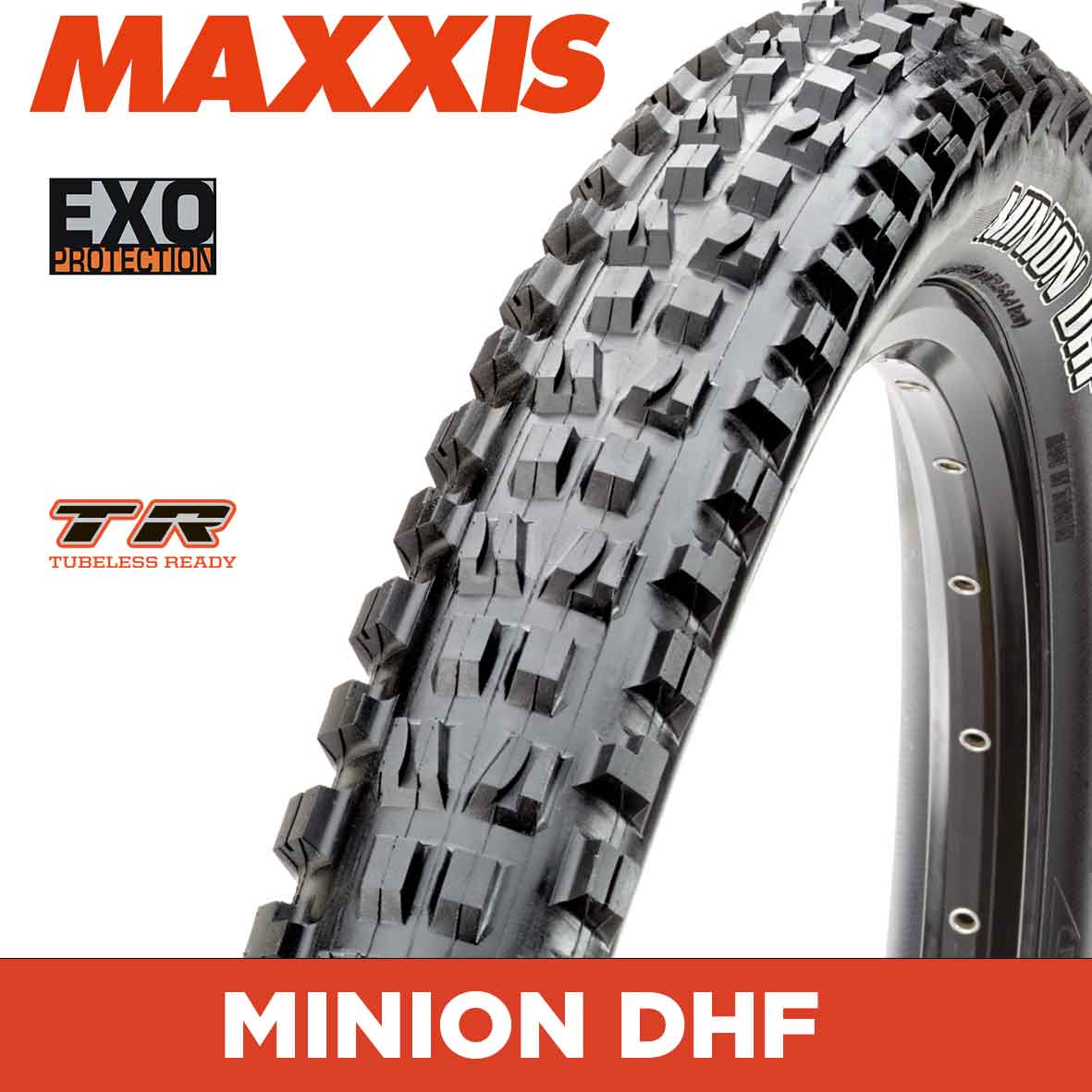 MAXXIS Mountain - MINION DHF - EXO / TR - Foldable 60 TPI E25