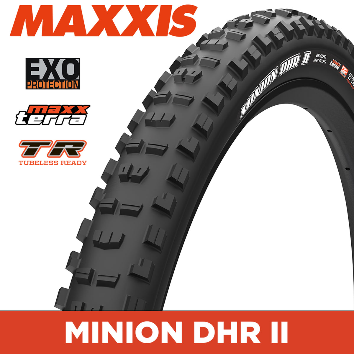 MAXXIS MINION DHR II 29X2.40 MAXXTERRA