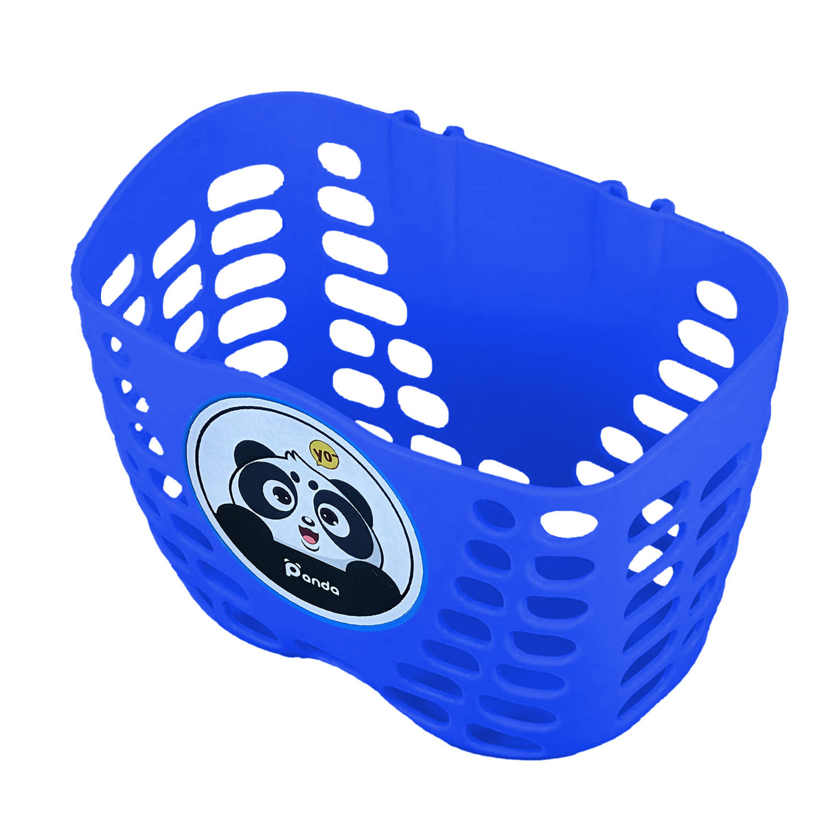 Rascal Kid Scooter and Bicycle Basket 2- Bar Mounted Plastic Straps - 220x140x150mm - Blue