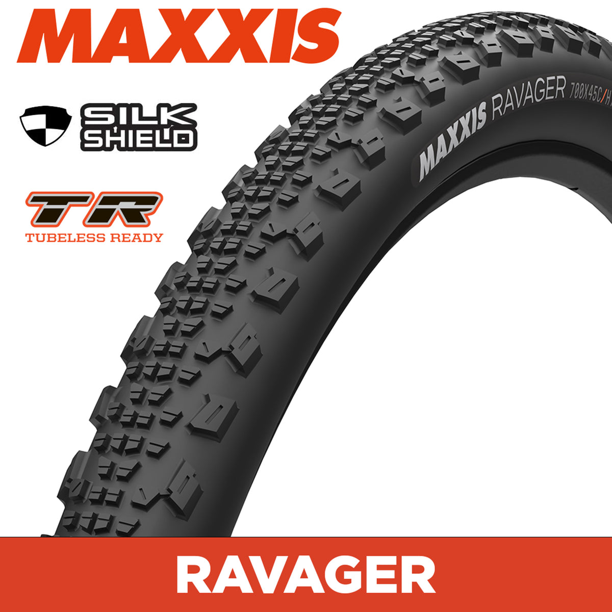 MAXXIS Gravel – RAVAGER – 700X40C – SilkShield / TR – Foldable 60 TPI E25