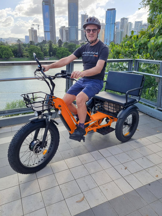 BF Trojan 20-inch Fat Tyre Electric Tricycle - Secondhand; ridden 88km