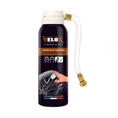 VELOX 125ml self-seal anti-puncture spray for e-Bikes and mountain bikes