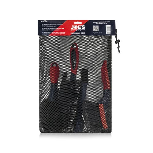 Joe's No-Flats Premium Brush Kit - 5 Piece Kit with Storage Bag