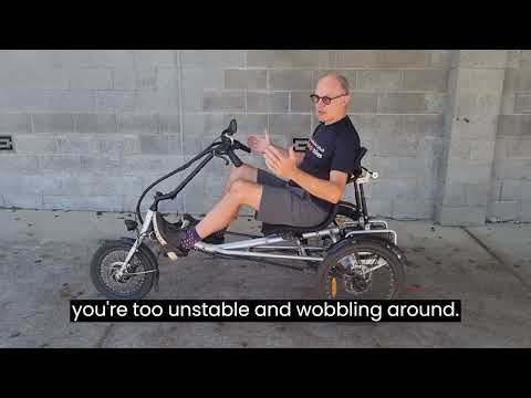 Trident Semi-Recumbent Electric Tricycle – Comfort, Stability & Performance