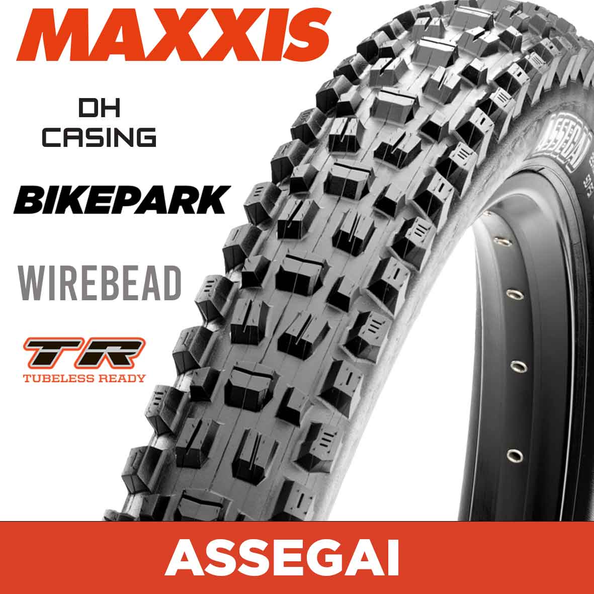 MAXXIS ASSEGAI BikePark DH tyre