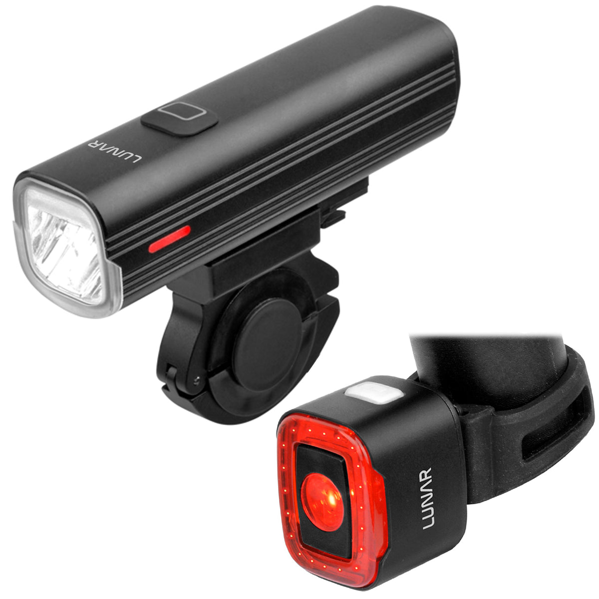 LUNAR Light Set - ASTRO 1000 Combo - 1000 Lumen Front - 70 Lumen Rear - USB-C