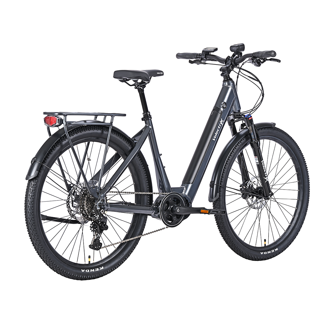 VelectriX Adventurer Pulse ST 2026 — Storm Grey Step-Through Electric Mountain Bike (80Nm)