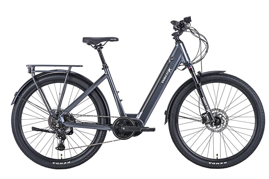 VelectriX Adventurer Pulse ST 2026 — Storm Grey Step-Through Electric Mountain Bike (80Nm)