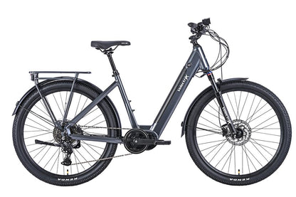 VelectriX Adventurer Pulse ST 2026 — Storm Grey Step-Through Electric Mountain Bike (80Nm)