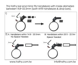 HAFNY End Mount Mirrors