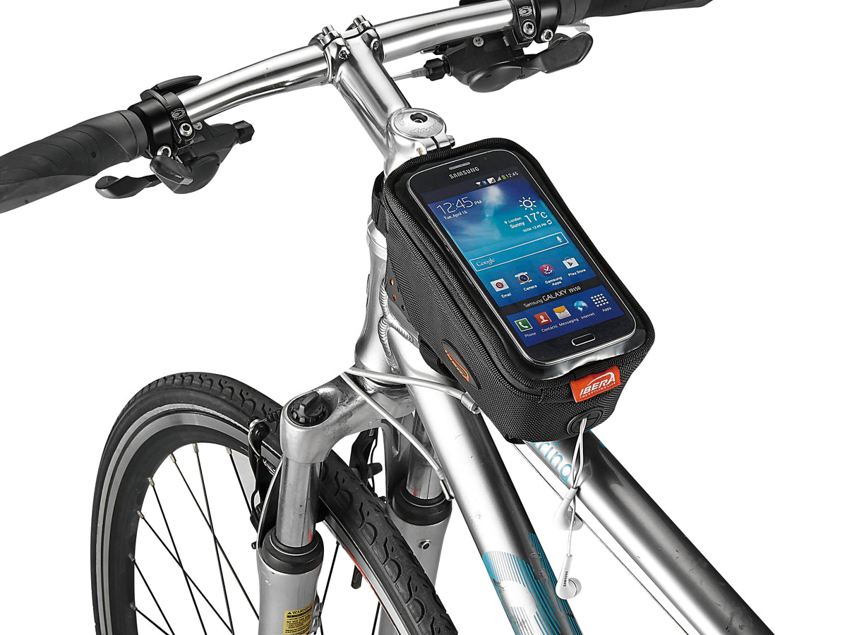 IBERA Top Tube Bag - With Phone Sleeve
