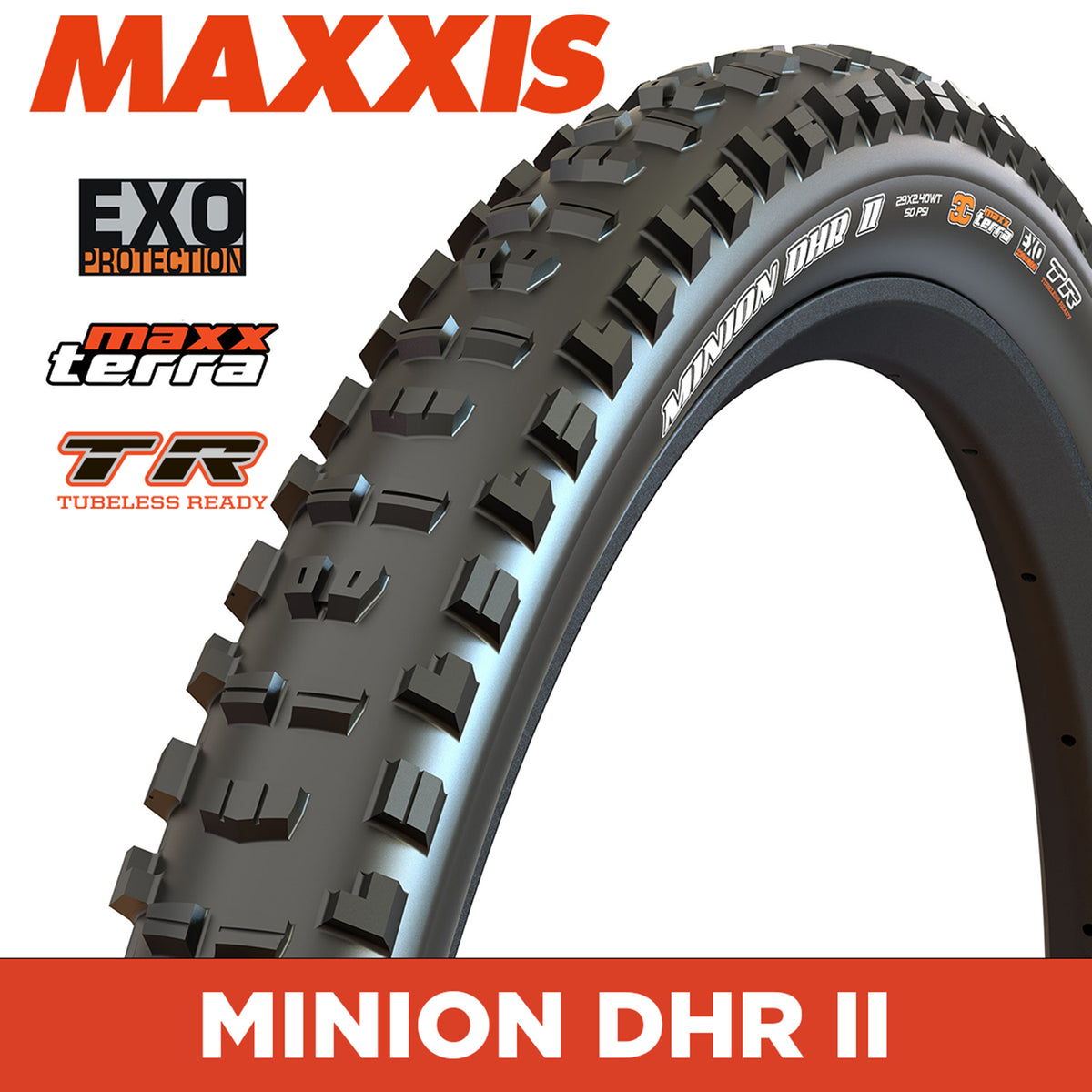 MAXXIS MINION DHR II 27.5X2.40 MAXXTERRA
