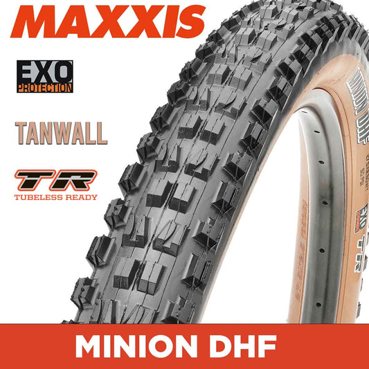 MAXXIS Mountain – MINION DHF – EXO / TR / Tanwall – Foldable 60 TPI E25