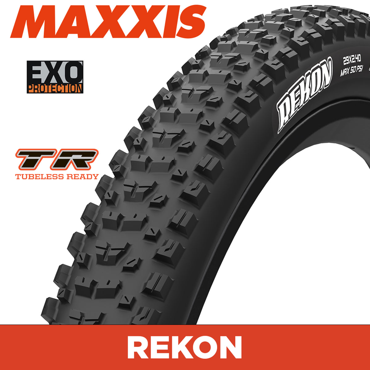 MAXXIS Mountain – REKON – EXO / TR – Foldable 60 TPI E25