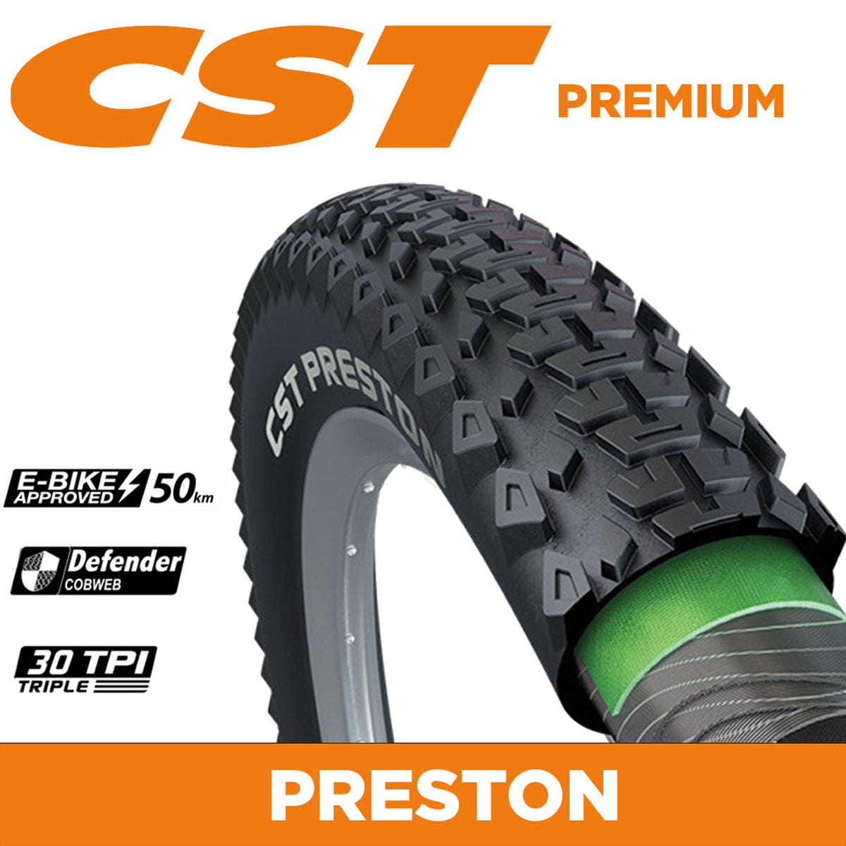 CST Tyre Preston – Wire 30 TPI – CTC21