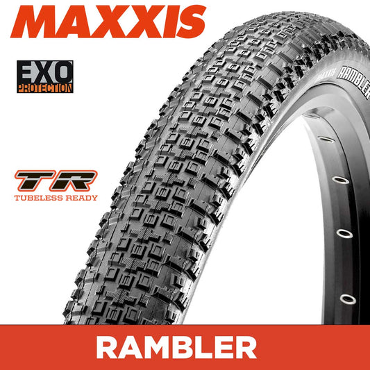 MAXXIS Gravel – RAMBLER – EXO / TR – Foldable 120 TPI E25
