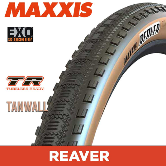 MAXXIS Gravel – REAVER – 700X40C – EXO / TR / Tanwall – Foldable 120 TPI E25