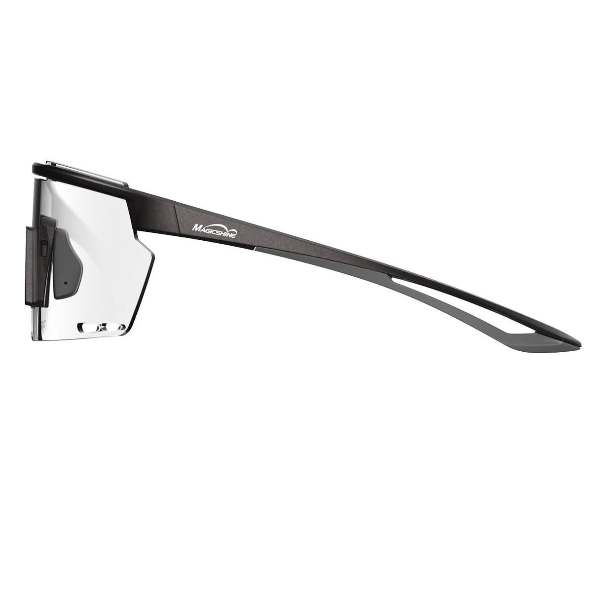 MAGICSHINE Rouleur Transparent cycling glasses black grey
