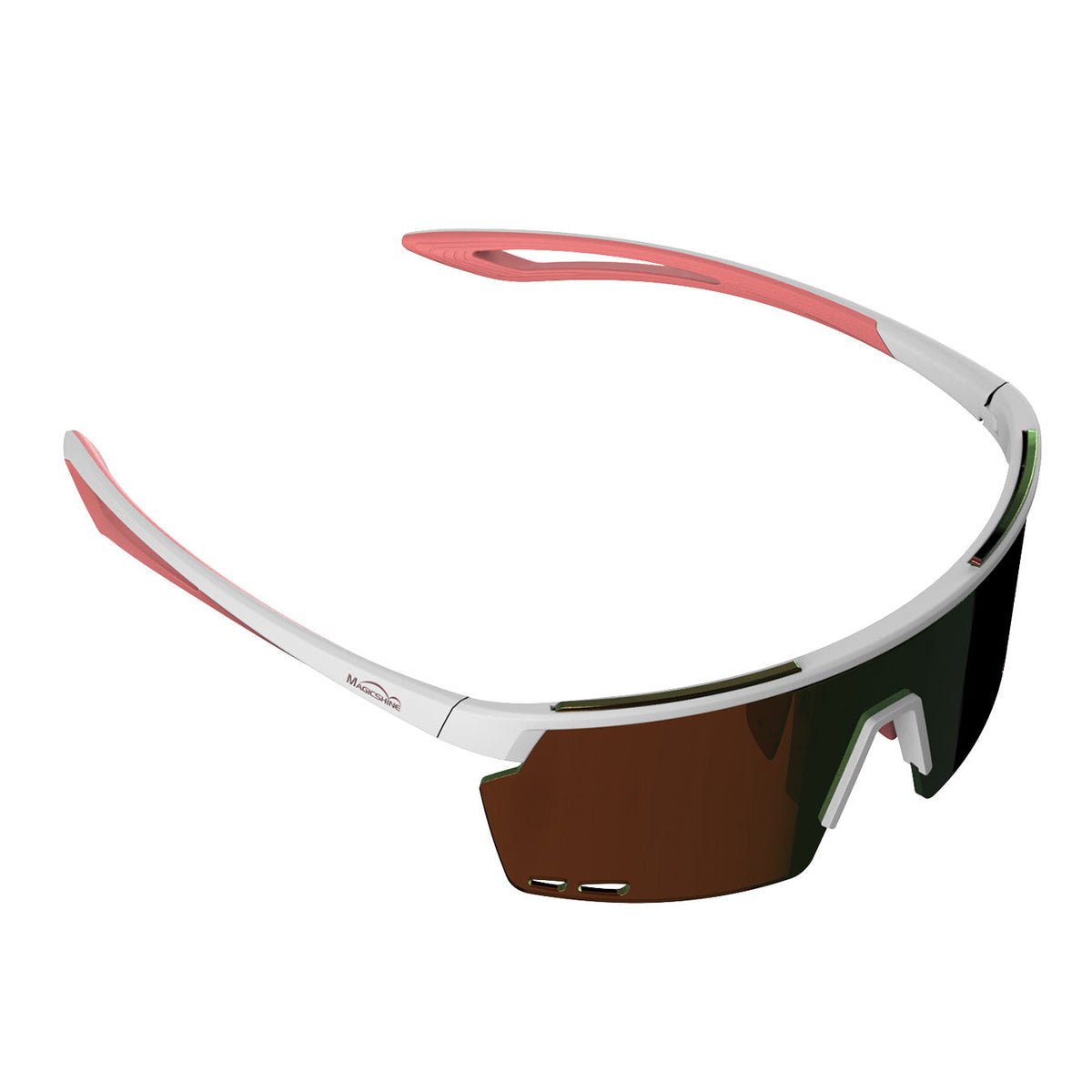 MAGICSHINE Rouleur Classic cycling glasses White/Pink