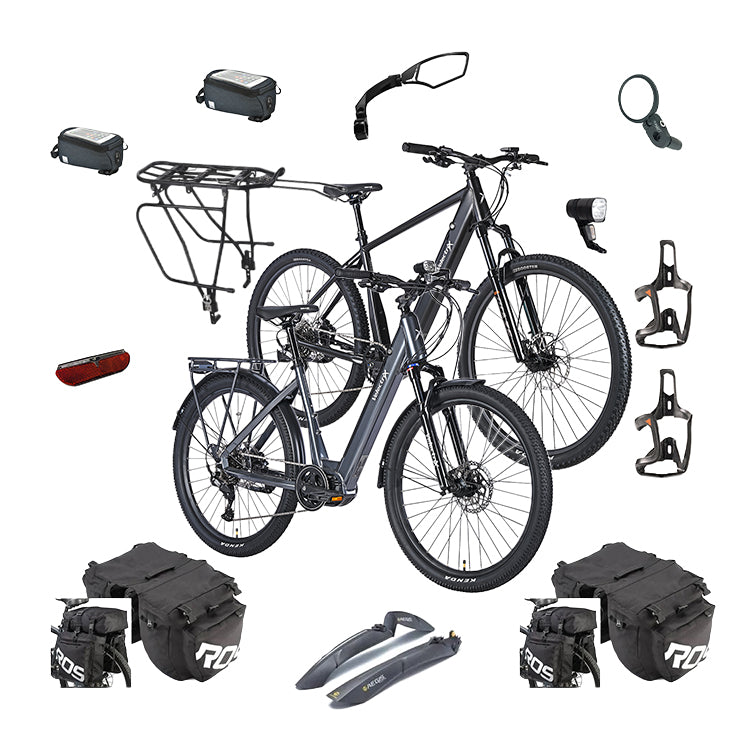 VelectriX e-MTB Pulse Duo — His & Hers custom-upgraded e-MTB Bike Bundle