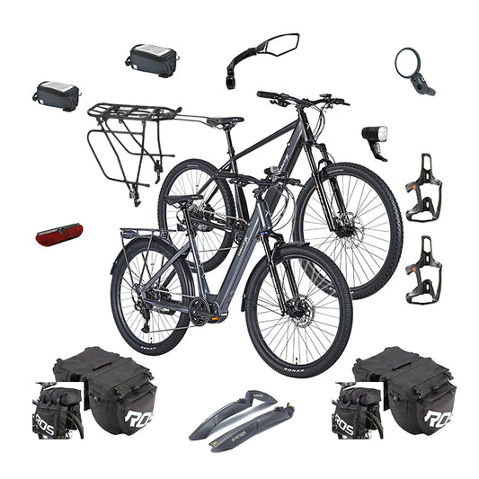 VelectriX e-MTB Pulse Duo — His & Hers custom-upgraded e-MTB Bike Bundle