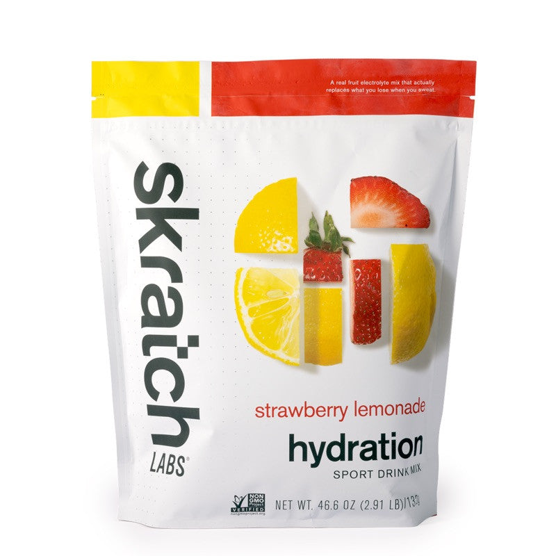 Skratch Labs Hydration Sports Drink Mix Strawberry Lemonade 60 serves