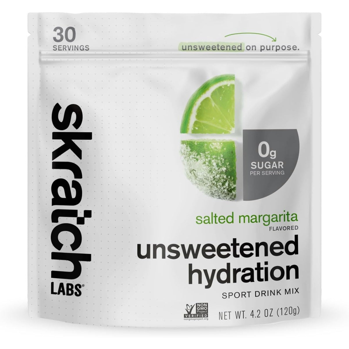 Skratch Labs Unsweetened Hydration Drink Mix Salted Margarita