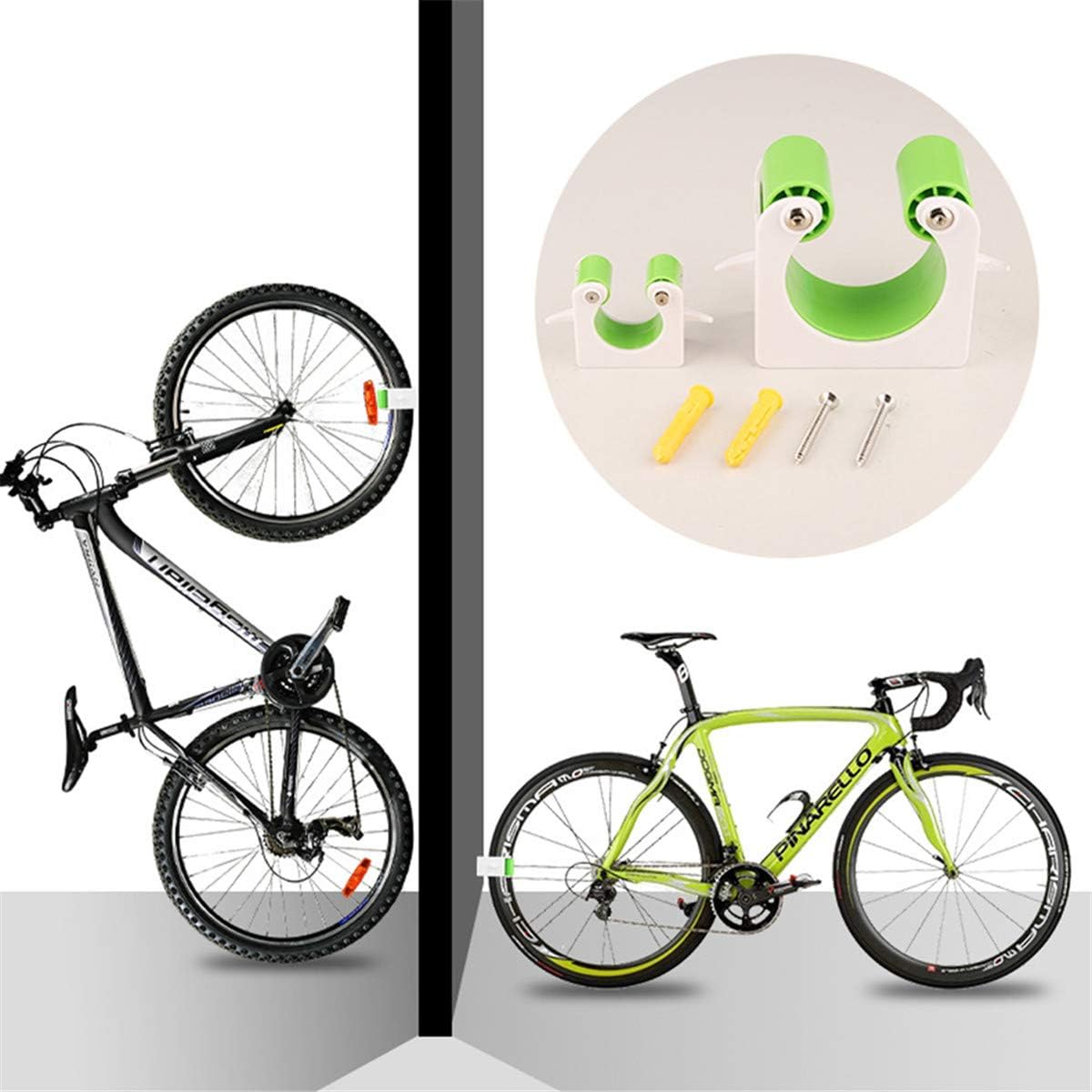 Clips Burke Rack Bike Buckle Wall-Holder Clips – Space-Saving Bike Storage – @ecoTekkSC