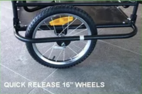 shows quick release wheels protected by bar
