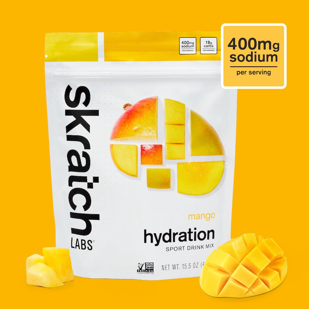 Skratch Labs Hydration Sport Drink Mix Mango bag