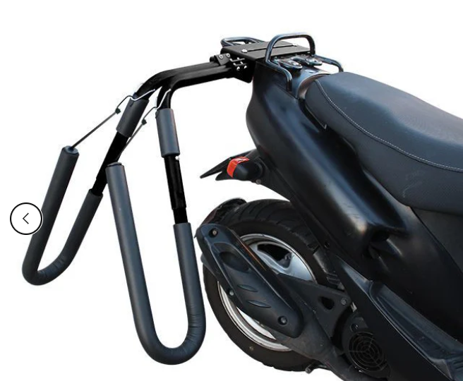 Stowaway Surf Rack Flat Top Rear Scooter Mounted