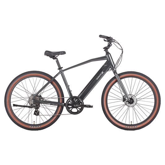 VelectriX Cruiser grey electric cruiser bike