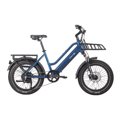 VelectriX SUV fat tyre e-Bike in blue