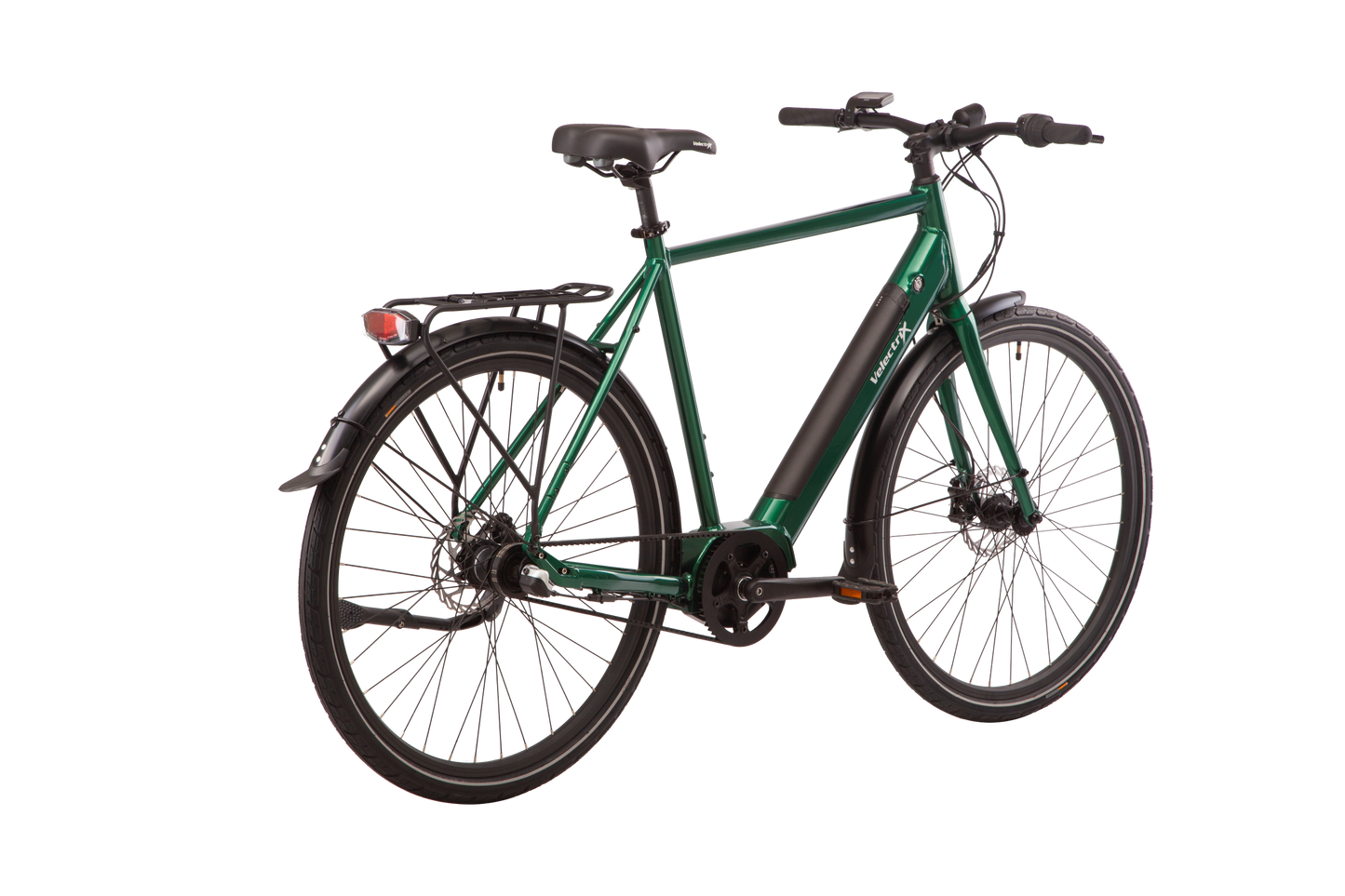 The 23 Brunswick Green electric bicycle from VeletriX is a great alternative form of transport for the daily commute to and from work 