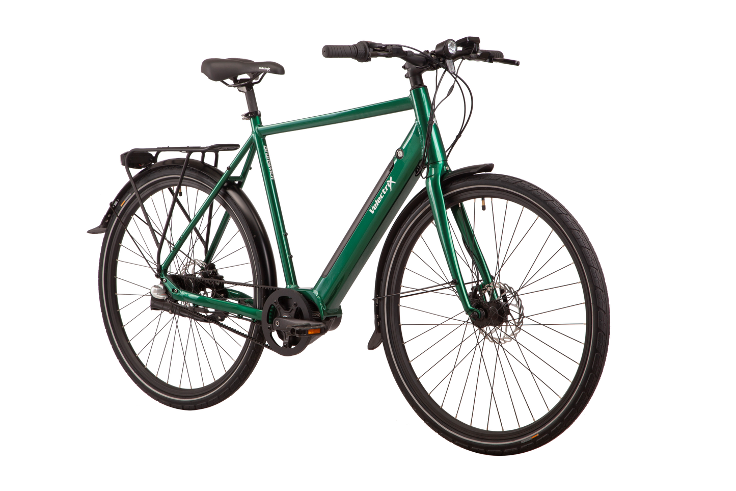 The 23 Brunswick Green electric bicycle from VeletriX is a great alternative form of transport for the daily commute to and from work  