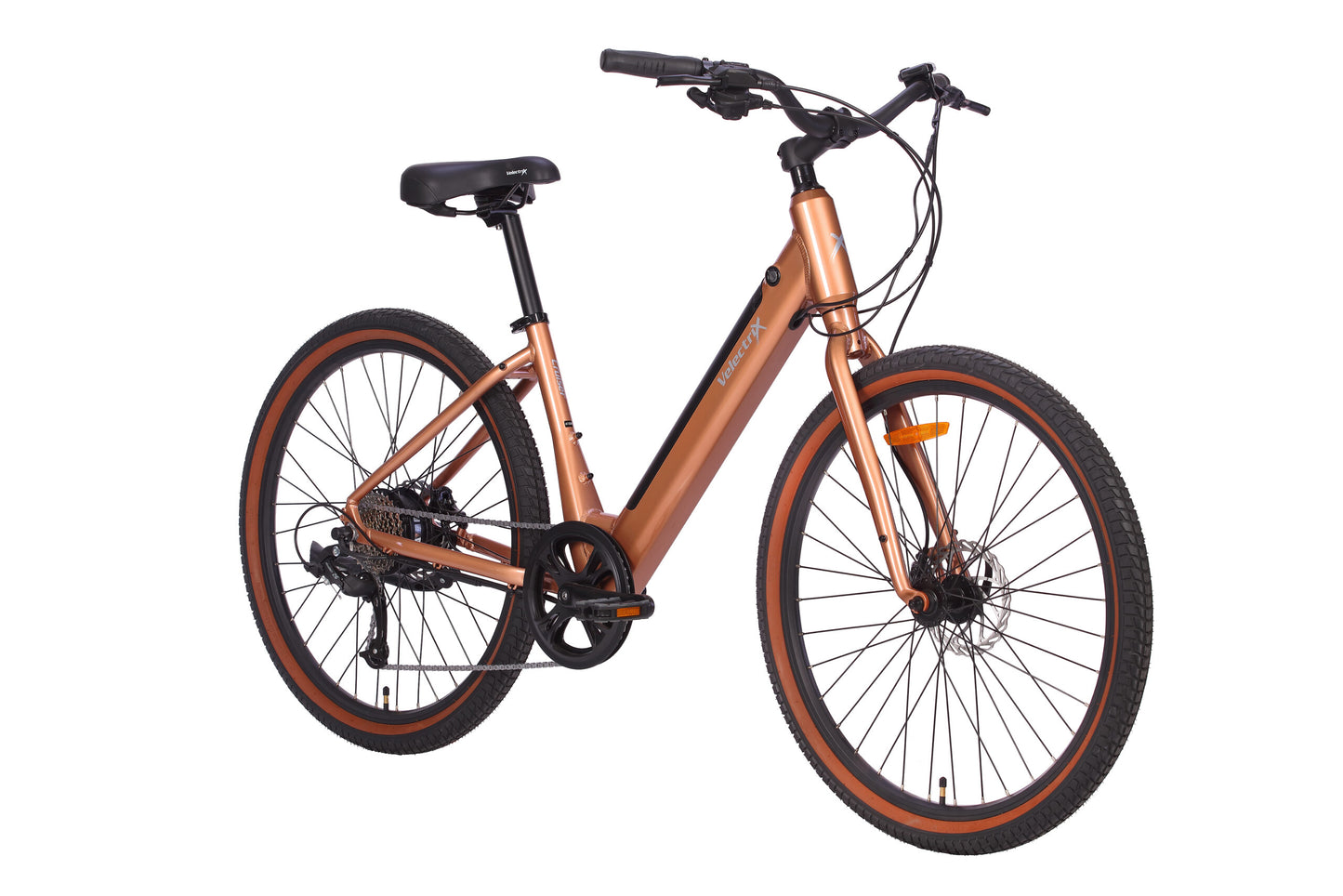 2023 VeletriX Rose Gold Cruiser Step Through E-bike