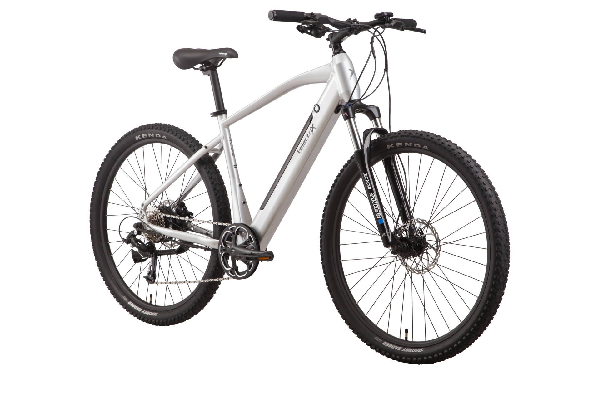 VelectriX Ascent 29 Silver Multi Terrain Electric Mountain Bike ecoTekkSC