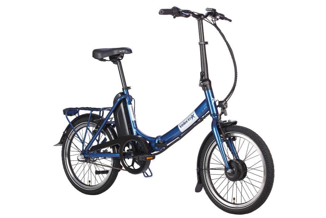 VeletriX 2023 foldaway blue electric bike 