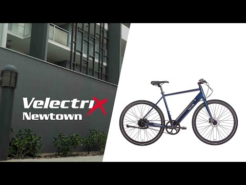 The 23 Newtown Blue electric bicycle from VeletriX is a great alternative form of transport for the daily commute to and from work